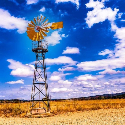 Molinos de viento para la extracción de agua