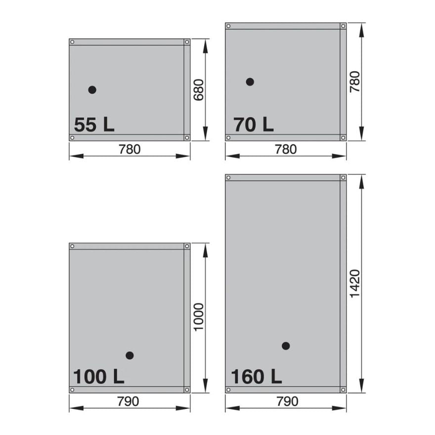 Depósito de aguas residuales flexible embarcaciones - Tienda Oceanis